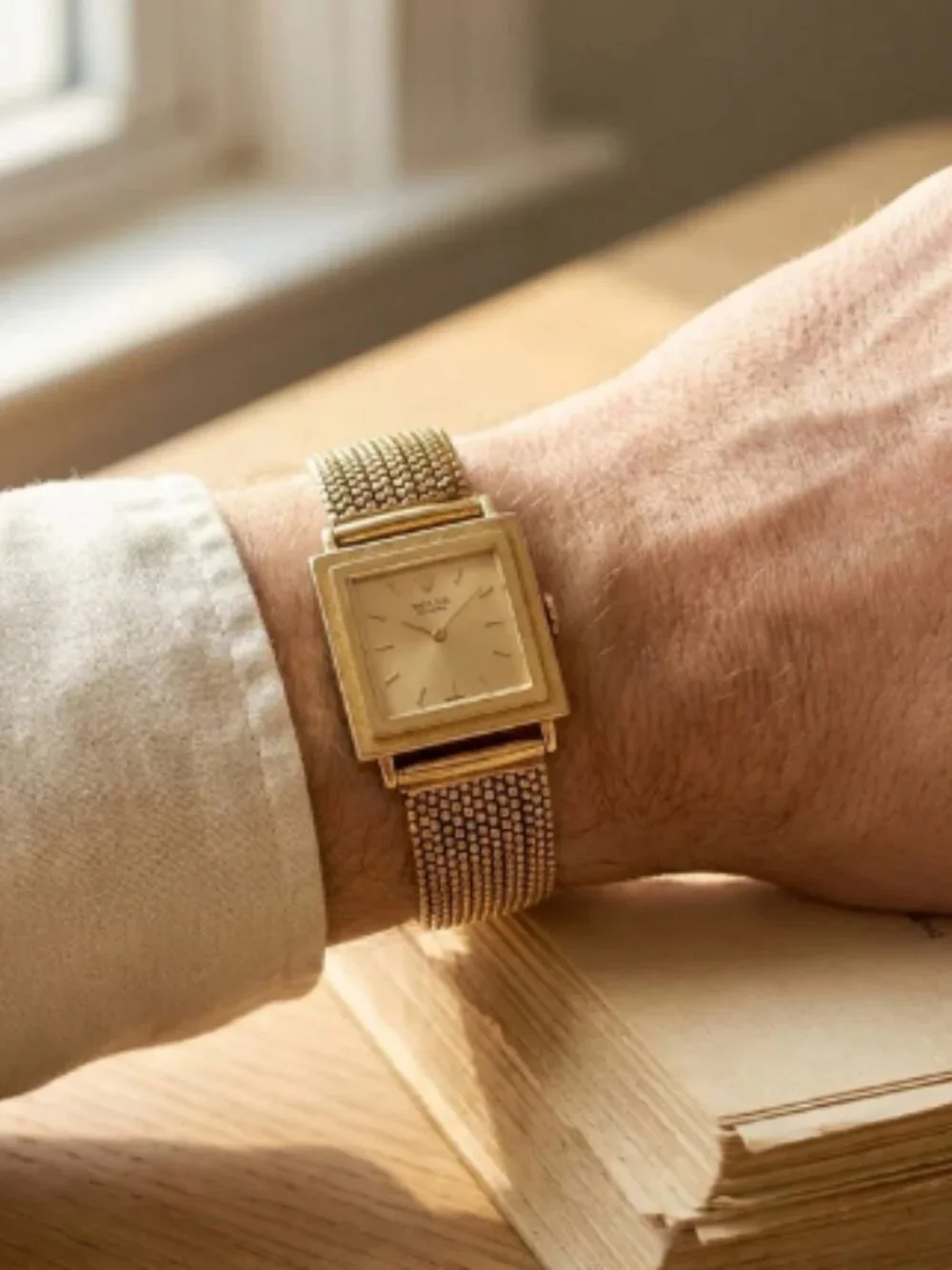 ROLEX 14K Yellow Gold Wristwatch, ca. 1960s Stunning Heirloom